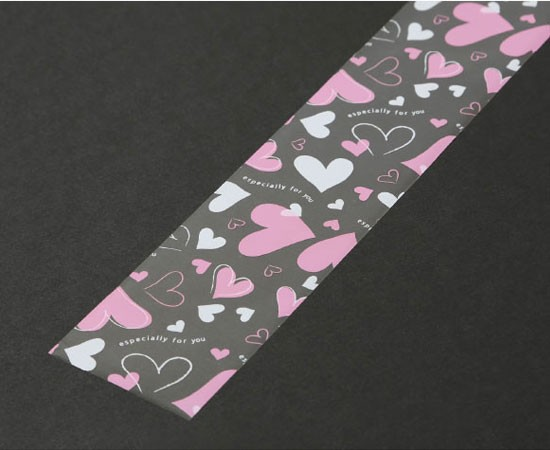 OPP핑크화이트하트(6x30,20장) 메인이미지