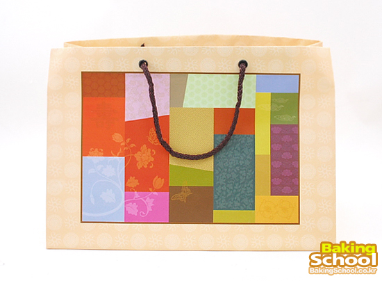 화과자쇼핑백(오색,15구,1장) 메인이미지