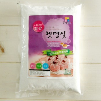 찹쌀햇땡실쌀가루300g(습식) 메인이미지