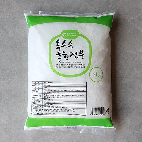 옥수수전분2kg(콘스타치,새롬푸드) 메인이미지