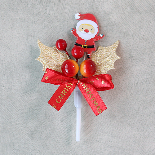 크리스마스장식(금나뭇잎산타) 메인이미지