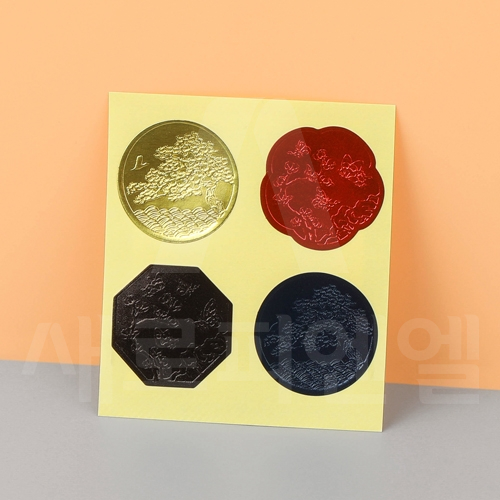 스티커(떡살도장,1장,4개) 메인이미지