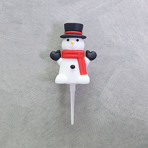 크리스마스장식(블랙모자눈사람) 메인이미지