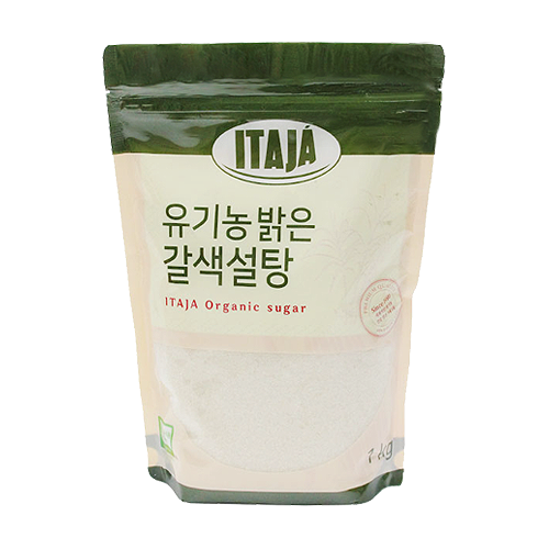 유기농 밝은 비정제 설탕1kg 메인이미지