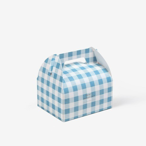 손잡이다용도상자(하늘체크,소) 메인이미지