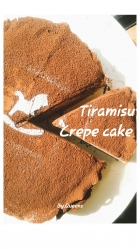 티라미수 크레이프 케이크 만들기_Tiramisu crepe cake