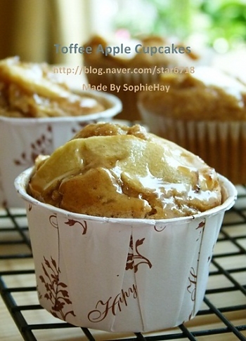 토피 애플 컵케이크(Toffee Apple Cupcakes)