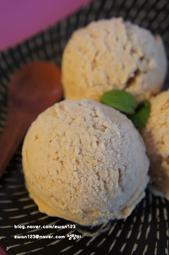 콩가루 꿀 아이스크림