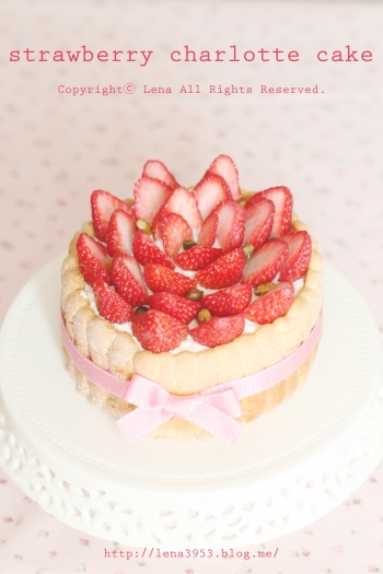 딸기 샤를로트 케이크