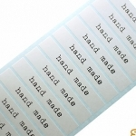 스티커(핸드메이드,플래그,화이트,1장,16개)