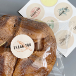 스티커(베이커리 땡큐,1장,6개)