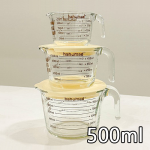 내열유리 계량컵500ml(아노마드,뚜껑 포함)