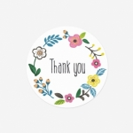 스티커(플라워땡큐,2장,12개)