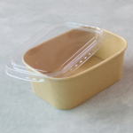 디저트 샌드위치용 크라프트 사각용기 880ml (뚜껑포함,10개)