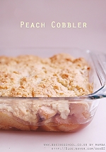 복숭아 코블러 (Peach Cobbler)