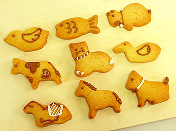 동물 모양 쿠키